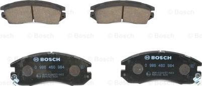 BOSCH 0 986 460 984 - Комплект спирачно феродо, дискови спирачки vvparts.bg