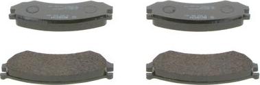 BOSCH 0 986 460 981 - Комплект спирачно феродо, дискови спирачки vvparts.bg