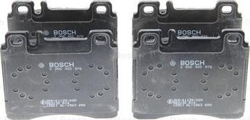 BOSCH 0 986 460 976 - Комплект спирачно феродо, дискови спирачки vvparts.bg