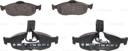 BOSCH 0 986 460 971 - Комплект спирачно феродо, дискови спирачки vvparts.bg