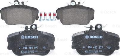 BOSCH 0 986 460 977 - Комплект спирачно феродо, дискови спирачки vvparts.bg