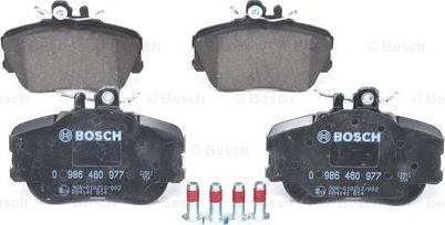 BOSCH 0 986 460 977 - Комплект спирачно феродо, дискови спирачки vvparts.bg