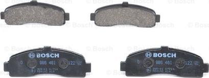 BOSCH 0 986 461 122 - Комплект спирачно феродо, дискови спирачки vvparts.bg