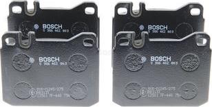 BOSCH 0 986 462 803 - Комплект спирачно феродо, дискови спирачки vvparts.bg