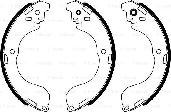 BOSCH 0 986 487 962 - Комплект спирачна челюст vvparts.bg