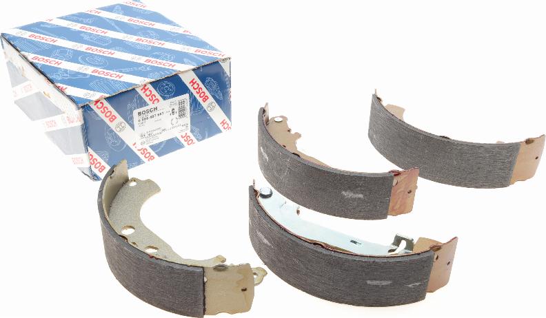 BOSCH 0 986 487 667 - Комплект спирачна челюст vvparts.bg