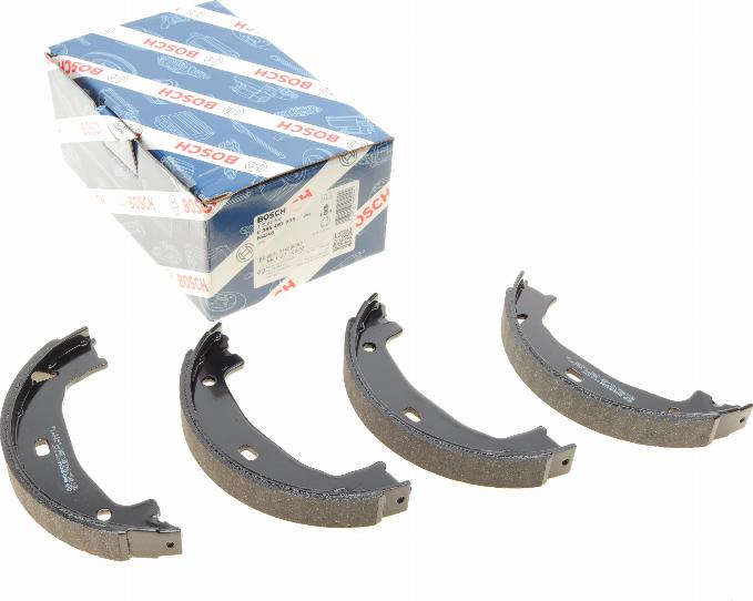 BOSCH 0 986 487 608 - Комплект спирачна челюст, ръчна спирачка vvparts.bg