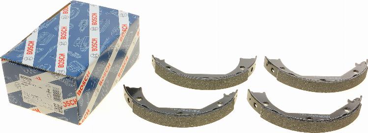 BOSCH 0 986 487 607 - Комплект спирачна челюст, ръчна спирачка vvparts.bg