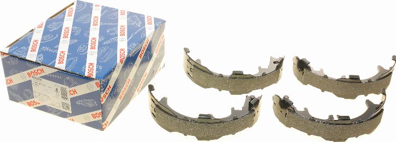 BOSCH 0 986 487 615 - Комплект спирачна челюст, ръчна спирачка vvparts.bg