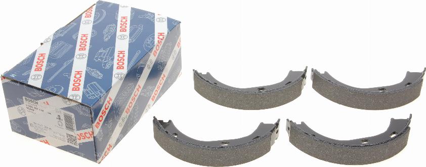 BOSCH 0 986 487 126 - Комплект спирачна челюст, ръчна спирачка vvparts.bg