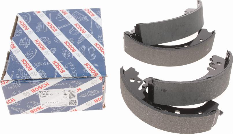 BOSCH 0 986 487 217 - Комплект спирачна челюст vvparts.bg