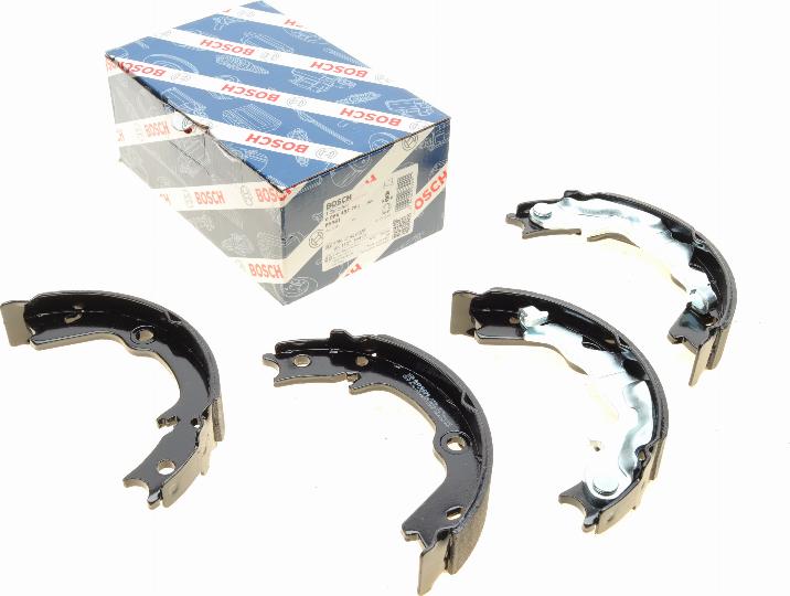 BOSCH 0 986 487 761 - Комплект спирачна челюст, ръчна спирачка vvparts.bg