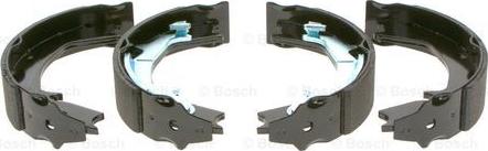 BOSCH 0 986 487 711 - Комплект спирачна челюст, ръчна спирачка vvparts.bg