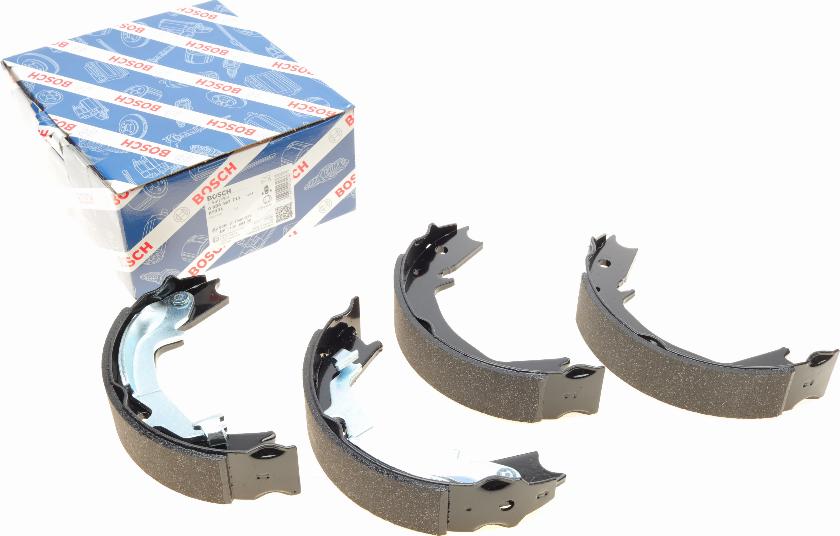 BOSCH 0 986 487 711 - Комплект спирачна челюст, ръчна спирачка vvparts.bg