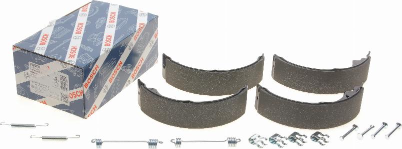 BOSCH 0 986 487 712 - Комплект спирачна челюст, ръчна спирачка vvparts.bg