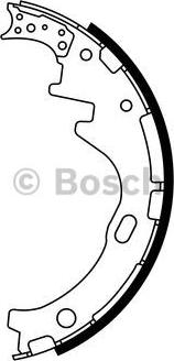 BOSCH 0 986 487 784 - Комплект спирачна челюст vvparts.bg