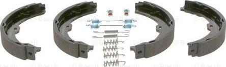 BOSCH 0 986 487 725 - Комплект спирачна челюст, ръчна спирачка vvparts.bg