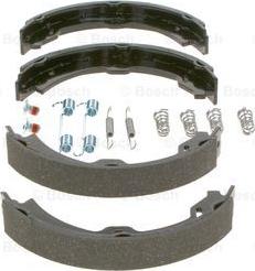 BOSCH 0 986 487 725 - Комплект спирачна челюст, ръчна спирачка vvparts.bg