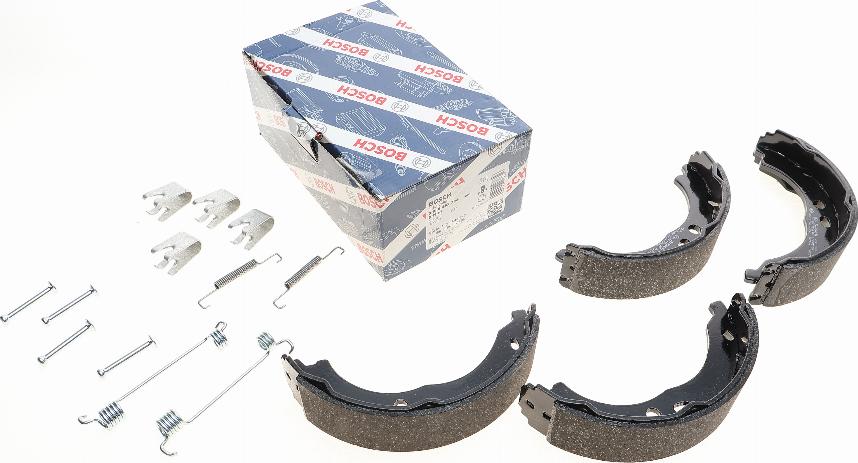 BOSCH 0 986 487 726 - Комплект спирачна челюст, ръчна спирачка vvparts.bg