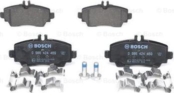 BOSCH 0 986 424 469 - Комплект спирачно феродо, дискови спирачки vvparts.bg