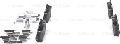 BOSCH 0 986 424 469 - Комплект спирачно феродо, дискови спирачки vvparts.bg