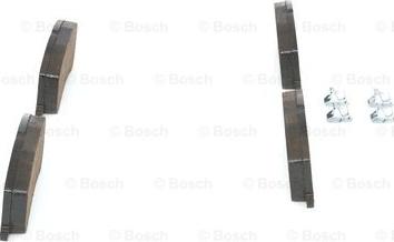 BOSCH 0 986 424 465 - Комплект спирачно феродо, дискови спирачки vvparts.bg