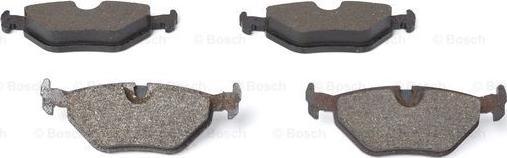 BOSCH 0 986 424 484 - Комплект спирачно феродо, дискови спирачки vvparts.bg