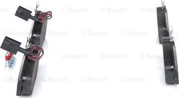 BOSCH 0 986 424 556 - Комплект спирачно феродо, дискови спирачки vvparts.bg