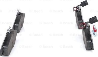 BOSCH 0 986 424 556 - Комплект спирачно феродо, дискови спирачки vvparts.bg