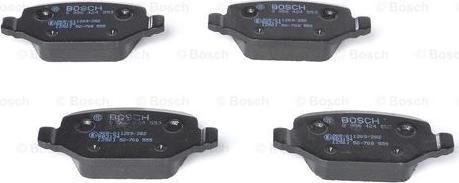 BOSCH 0 986 424 553 - Комплект спирачно феродо, дискови спирачки vvparts.bg