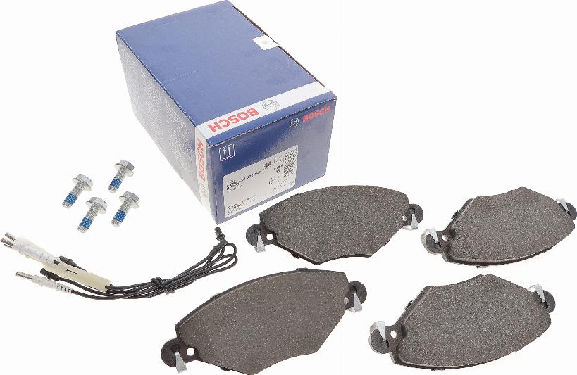 BOSCH 0 986 424 582 - Комплект спирачно феродо, дискови спирачки vvparts.bg