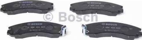 BOSCH 986424377 - Комплект спирачно феродо, дискови спирачки vvparts.bg