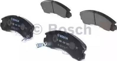 BOSCH 0986424377 - Комплект спирачно феродо, дискови спирачки vvparts.bg