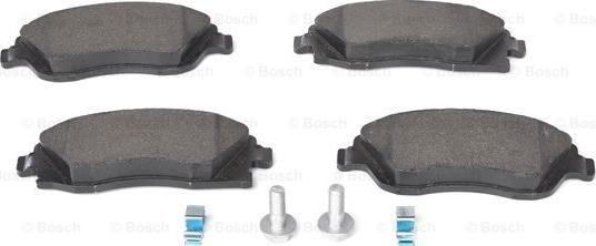 BOSCH 0 986 424 527 - Комплект спирачно феродо, дискови спирачки vvparts.bg