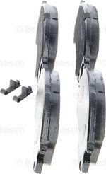 BOSCH 0 986 424 572 - Комплект спирачно феродо, дискови спирачки vvparts.bg