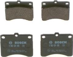 BOSCH 0 986 424 099 - Комплект спирачно феродо, дискови спирачки vvparts.bg