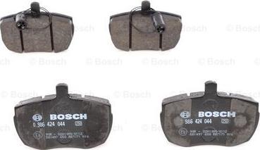 BOSCH 0 986 424 044 - Комплект спирачно феродо, дискови спирачки vvparts.bg