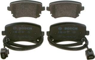 BOSCH 0 986 424 057 - Комплект спирачно феродо, дискови спирачки vvparts.bg