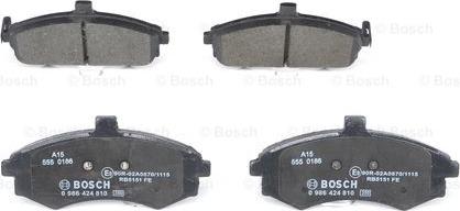 BOSCH 0 986 424 810 - Комплект спирачно феродо, дискови спирачки vvparts.bg