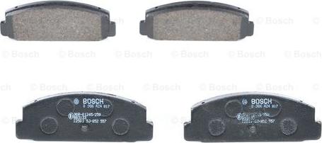 BOSCH 0 986 424 817 - Комплект спирачно феродо, дискови спирачки vvparts.bg