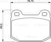 HITEC H 1234 - Комплект спирачно феродо, дискови спирачки vvparts.bg