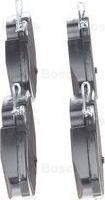 BOSCH 0 986 424 702 - Комплект спирачно феродо, дискови спирачки vvparts.bg