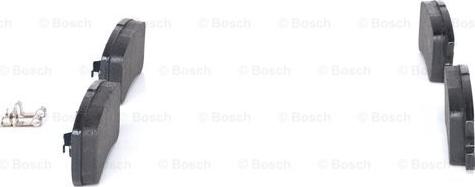 BOSCH 0 986 424 717 - Комплект спирачно феродо, дискови спирачки vvparts.bg