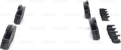 BOSCH 0 986 424 786 - Комплект спирачно феродо, дискови спирачки vvparts.bg