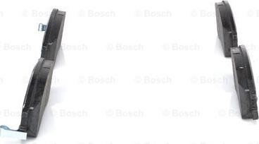 BOSCH 0 986 424 729 - Комплект спирачно феродо, дискови спирачки vvparts.bg