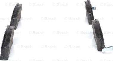BOSCH 0 986 424 729 - Комплект спирачно феродо, дискови спирачки vvparts.bg