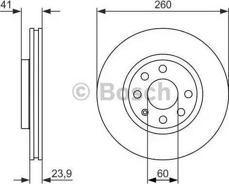 BOSCH 0 986 479 902 - Спирачен диск vvparts.bg