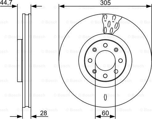 Magneti Marelli 360406064501 - Спирачен диск vvparts.bg