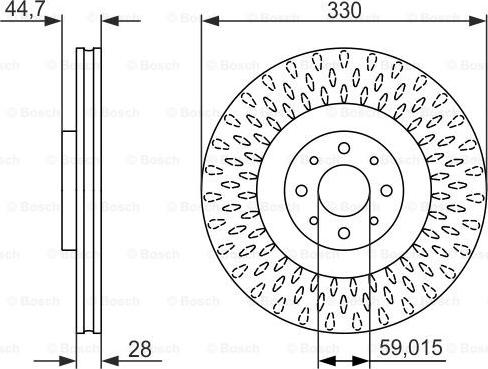 CAR DDF 1806 - Спирачен диск vvparts.bg