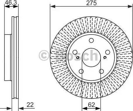 SBS 18153145121 - Спирачен диск vvparts.bg